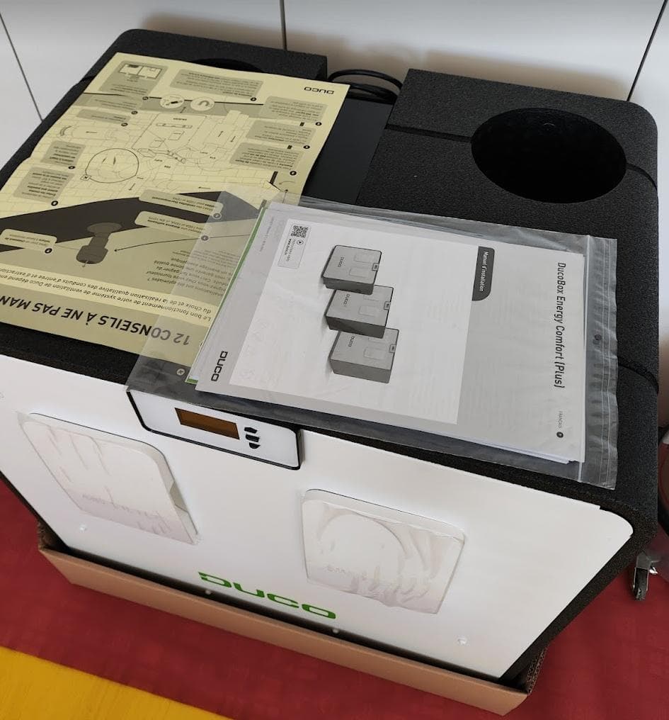 DucoBox Sun (WTW + zonneboiler)